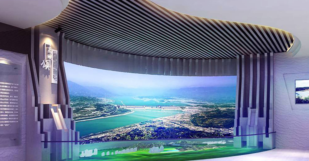 企業(yè)展廳設(shè)計(jì)，互動多媒體展示