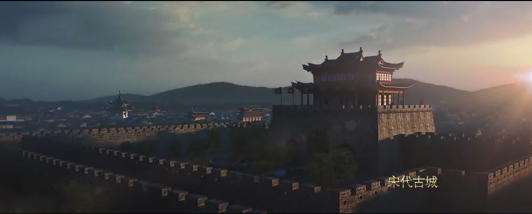 建筑動(dòng)畫，古城復(fù)原動(dòng)畫，古城復(fù)原動(dòng)畫